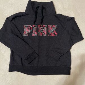 PINK Victoria's Secret Women's gray pullover sweatshirt
